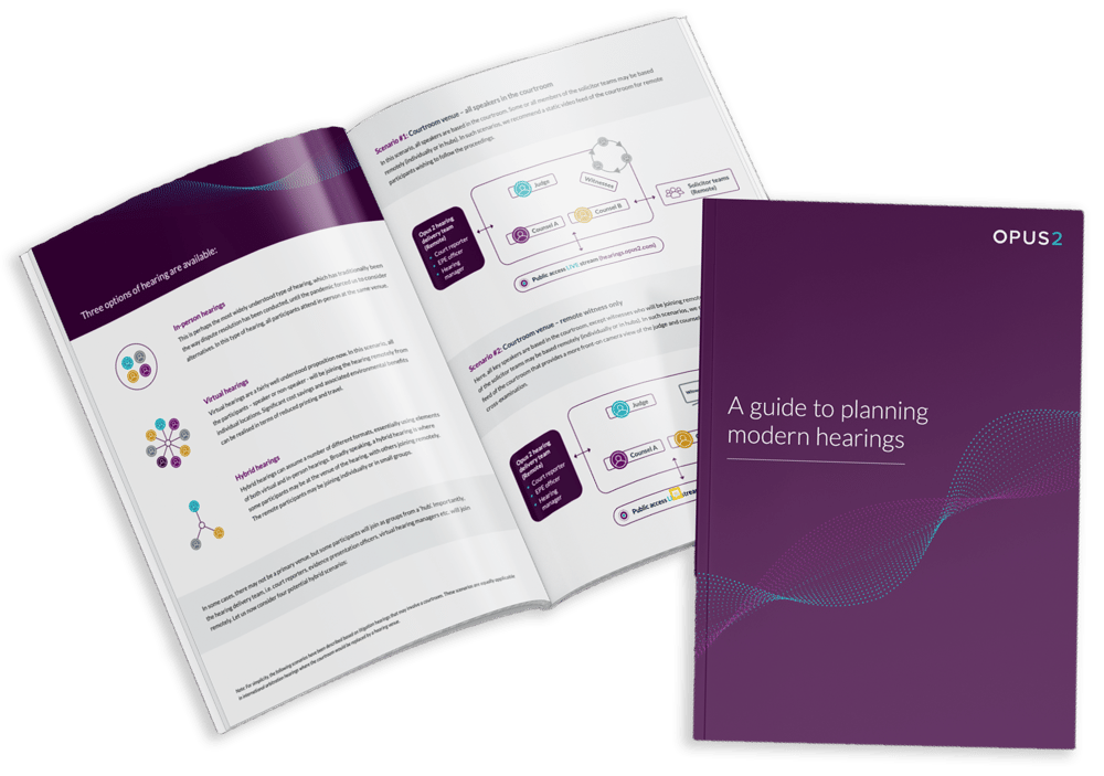 Download your Guide to Modern Hearings | Opus 2