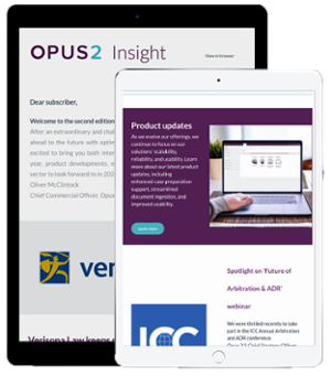 Subscribe to Opus 2 Insight-1